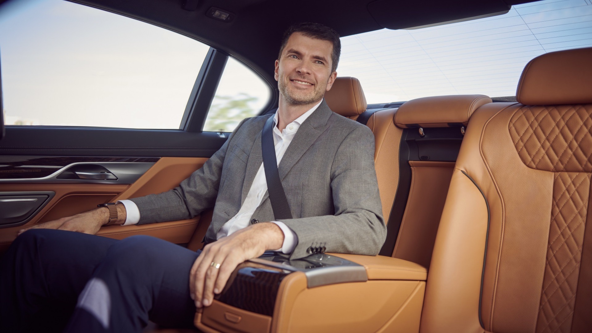 Chauffeur driving